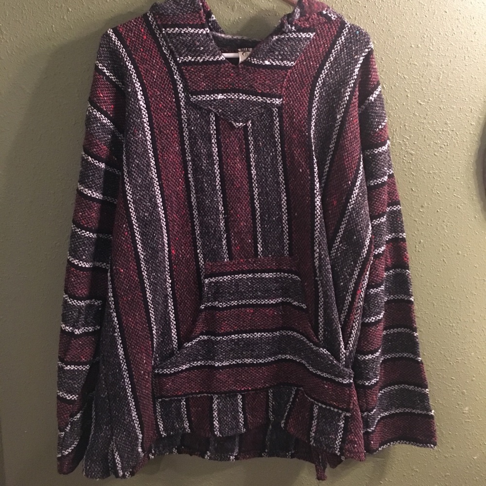 Lightly warn Mexican hoodie