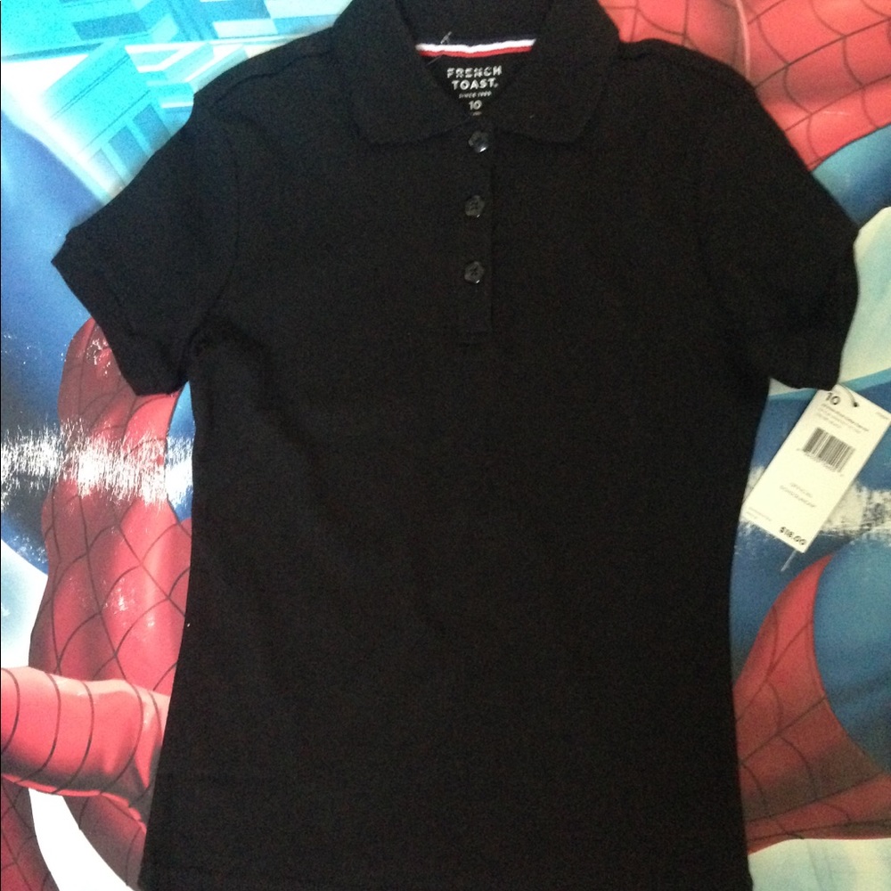 French Toast Girls Polo Uniform Shirt Size 10