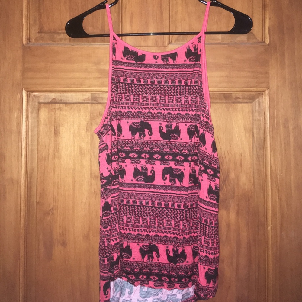 RUE 21 RED ELEPHANT TANK TOP