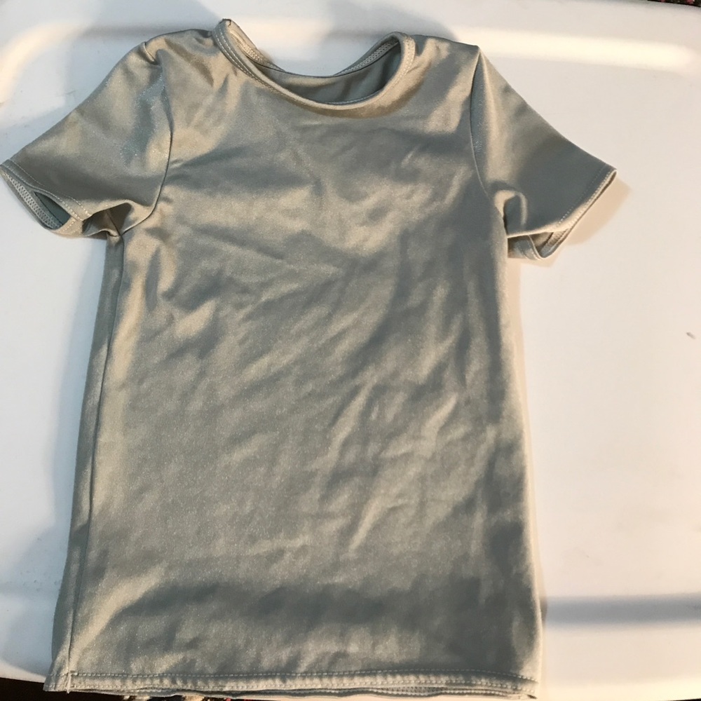 Silver metallic shirt