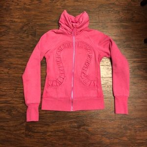 Sparkling bright pink lululemon jacket
