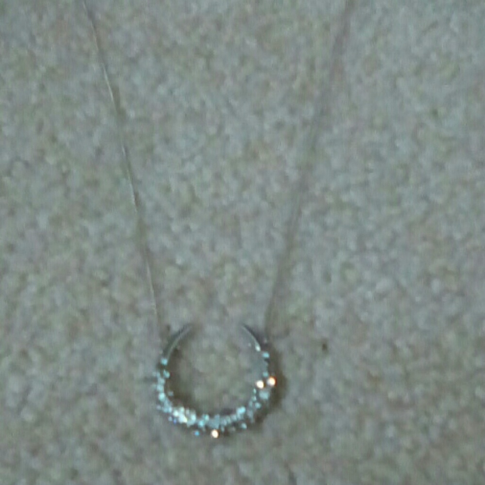 Alexis Bittar horseshoe necklace Miss Havisham