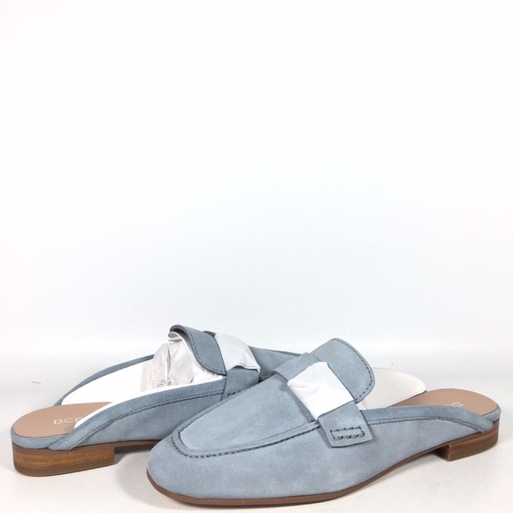 NWT BCBGeneration Sabrina Mules Cornflower - Picture 3 of 7