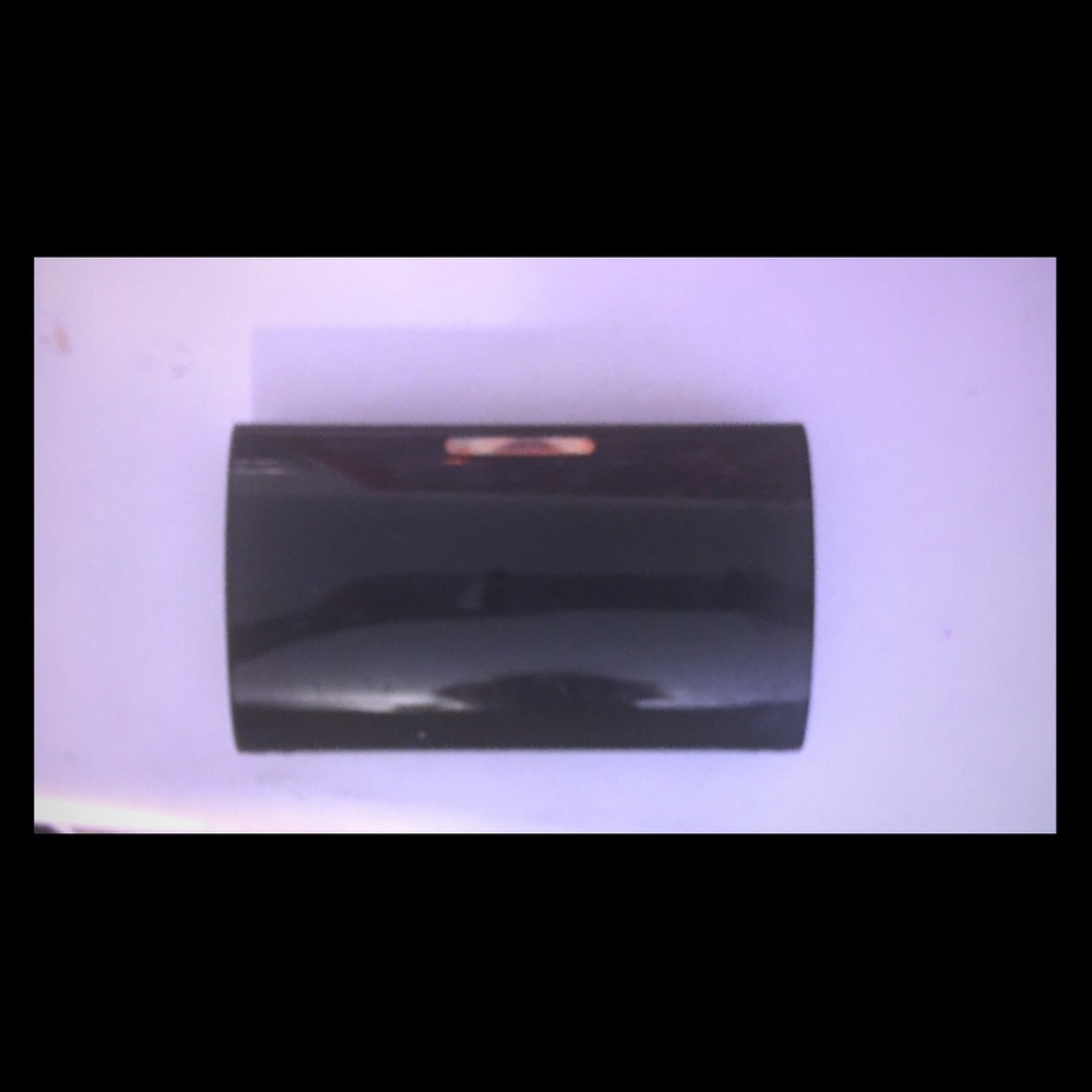 CLUTCH - 1960’s DARK BROWN LUCITE Clean Lines