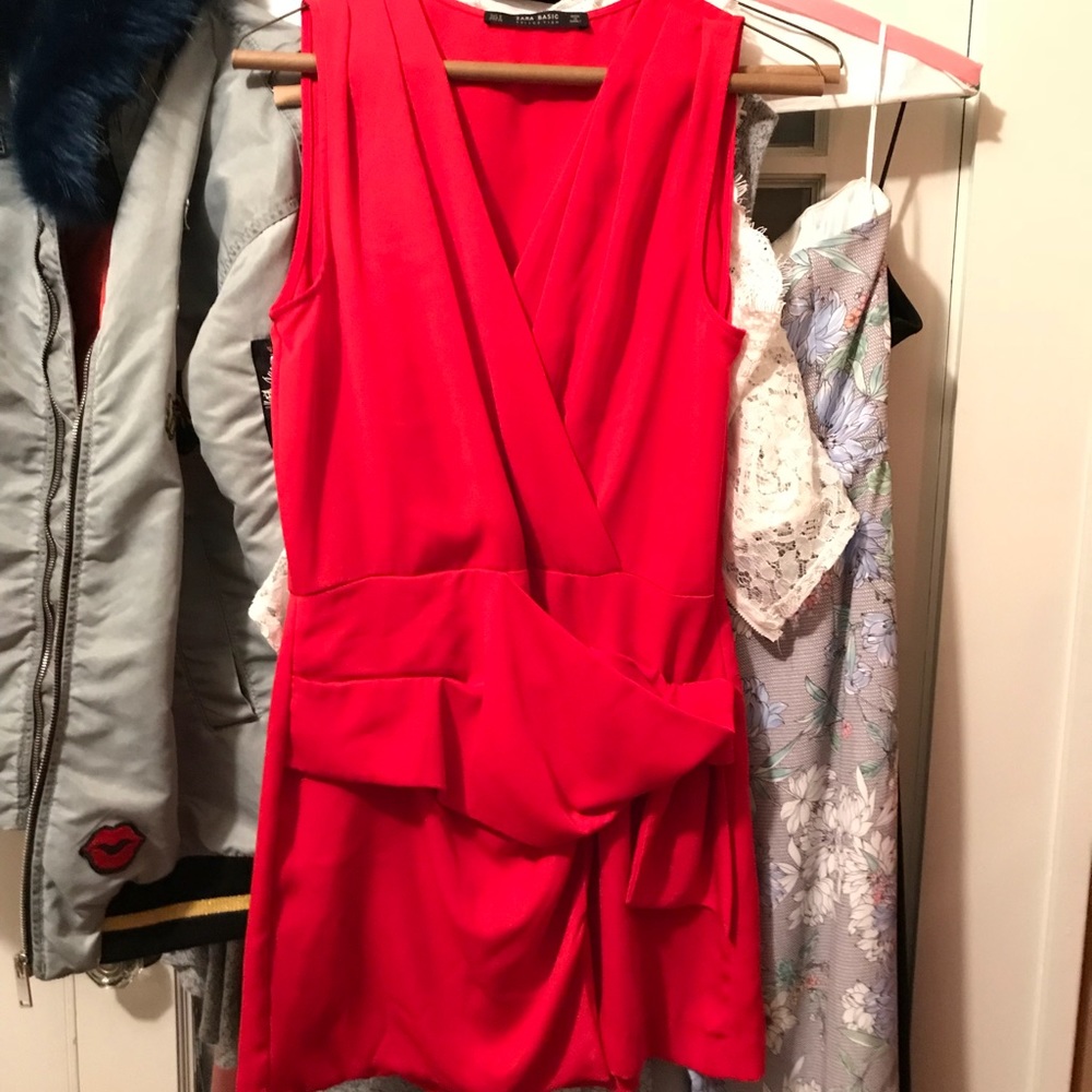 Red zara Jumper
