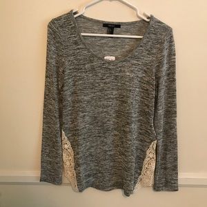 NWT Long Sleeve Grey Top