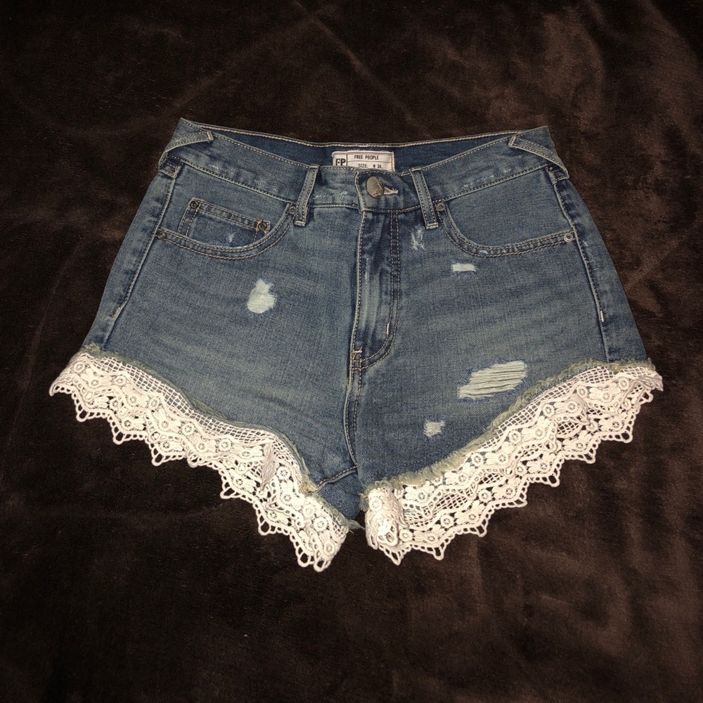 Free People Denim Shorts