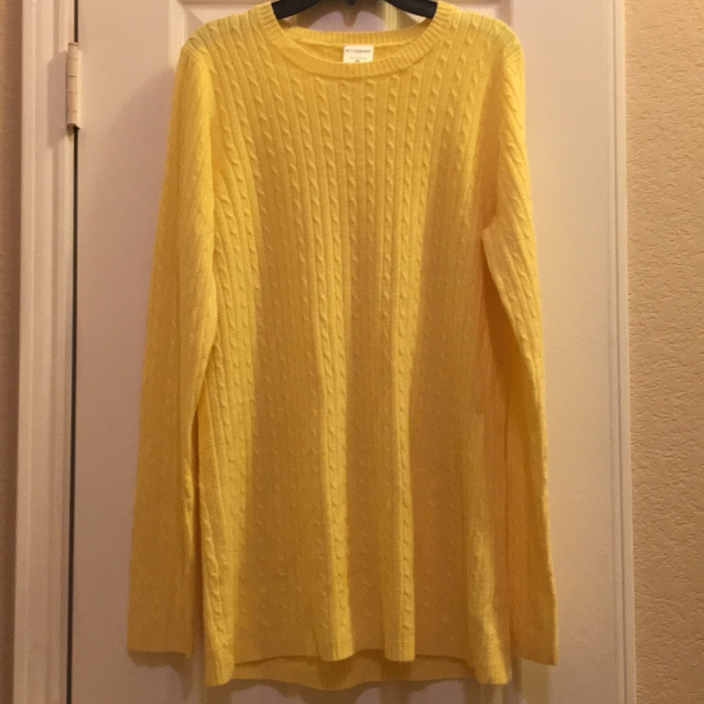 Yellow Maternity Sweater