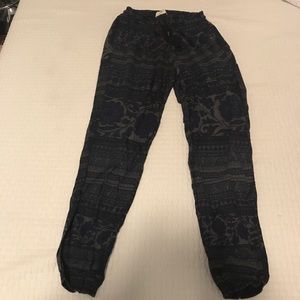 Printed soft joggers