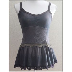 Free People Tie-dye Peplum Tank