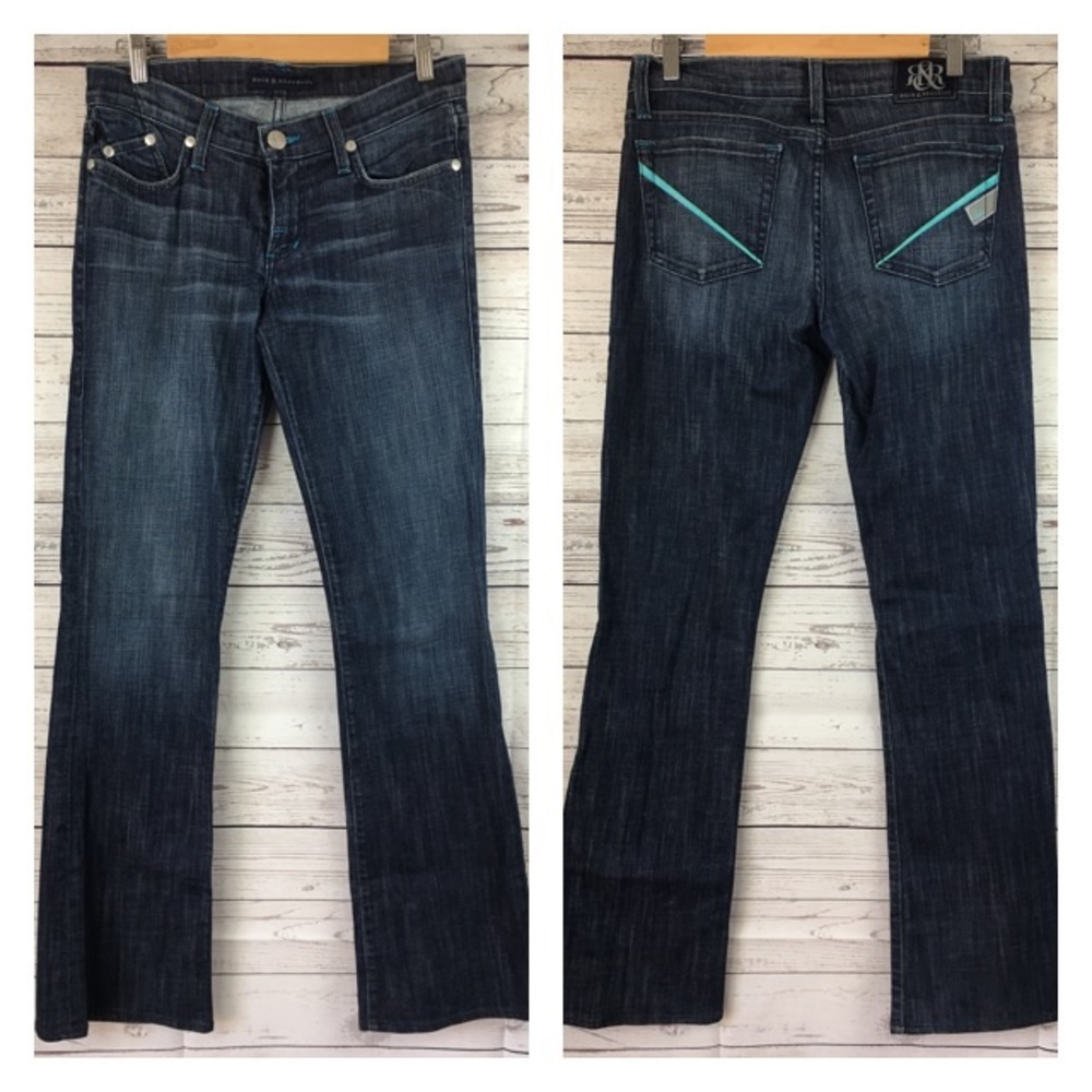 Rock & Republic Sz 28 Kasandra Dark Wash Jeans