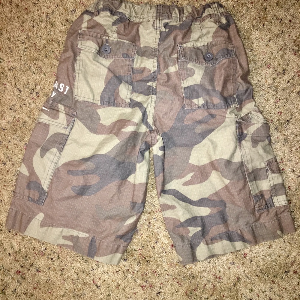 Kids camouflage shorts