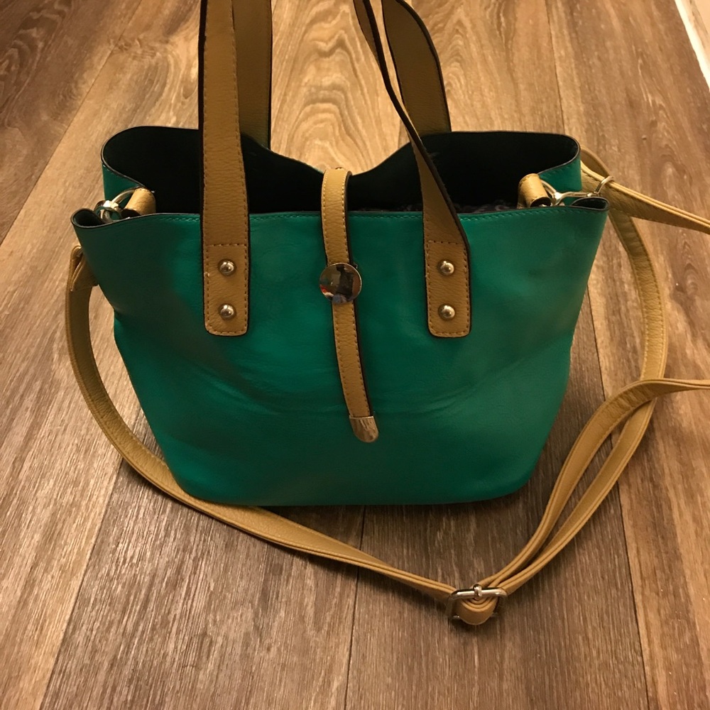 Charming Charlie purse with smaller removable bag.