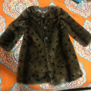 J Crew Faux Fur coat