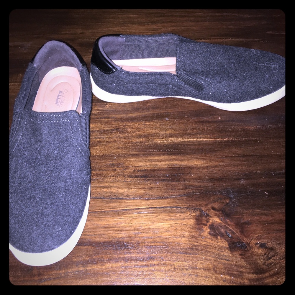 Dr Scholl's for Anthropologie Wool Slide on's