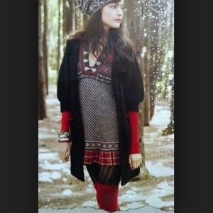 Free People Fair Isle Wool Dress