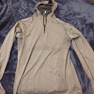 Lululemon 1/4 zip hooded metal vent long sleeve