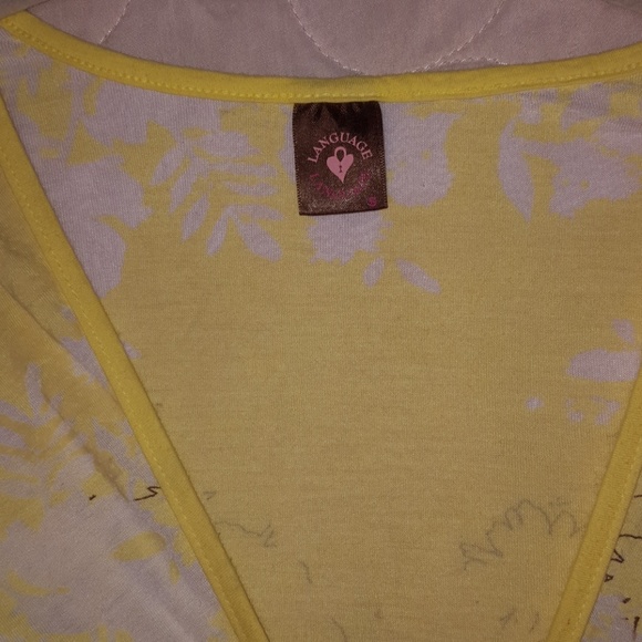 Language Empire Waist Blouse - Picture 2 of 4