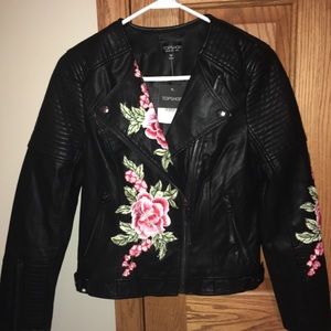BRAND NEW! TOPSHOP LEATHER JACKET