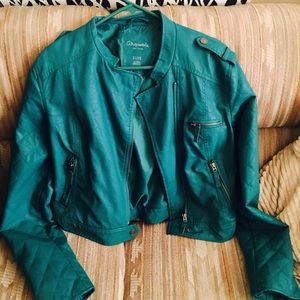 Aeropostale faux leather jacket size xl