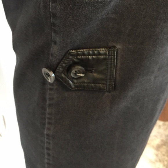 Rue Madame Paris Chambray Denim Dress Gray SZ XS - Picture 5 of 7