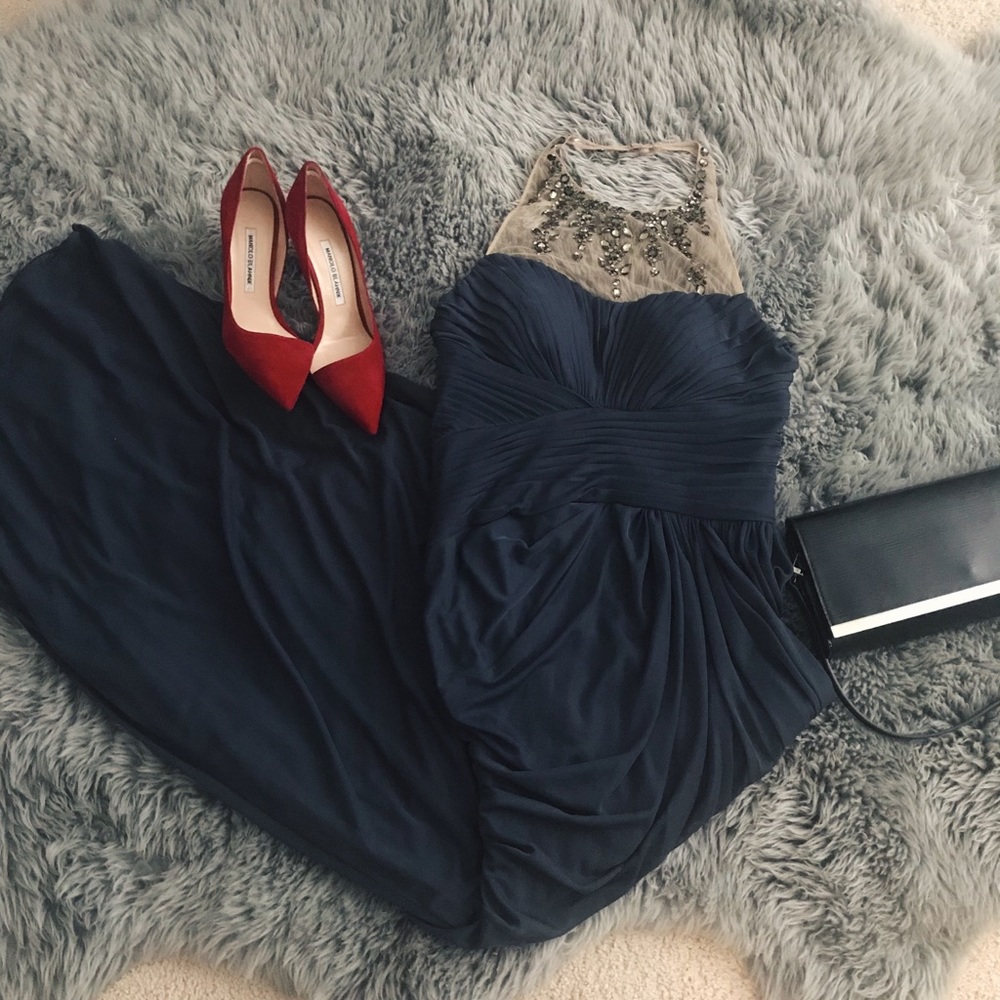 Adrianna Papell navy dress