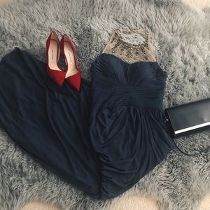 Adrianna Papell navy dress