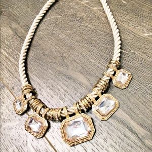 Blush and Champagne Charm Necklace