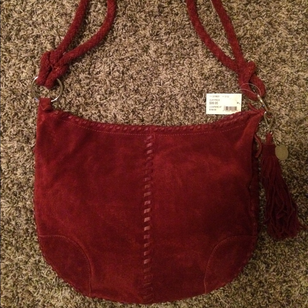 NWT Burgundy Handbag