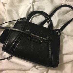 H&M faux leather biker crossbody