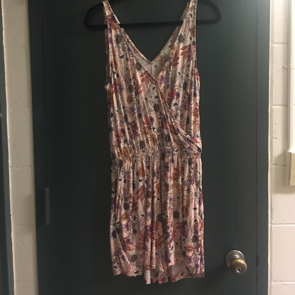 Patterned romper