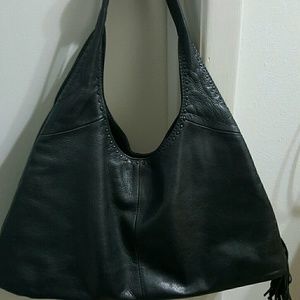 Sigrid Olsen Black Leather shoulder bag