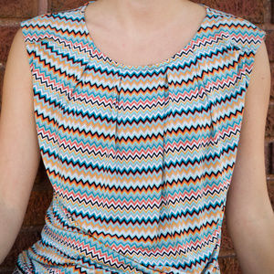 ‼️ July 1 Closing! Liz Clairborne Blue/Orange Top