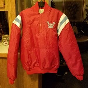 Vtg. Delong Red Pullover