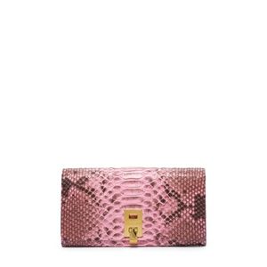 Michael Kors Miranda pink sueded wallet