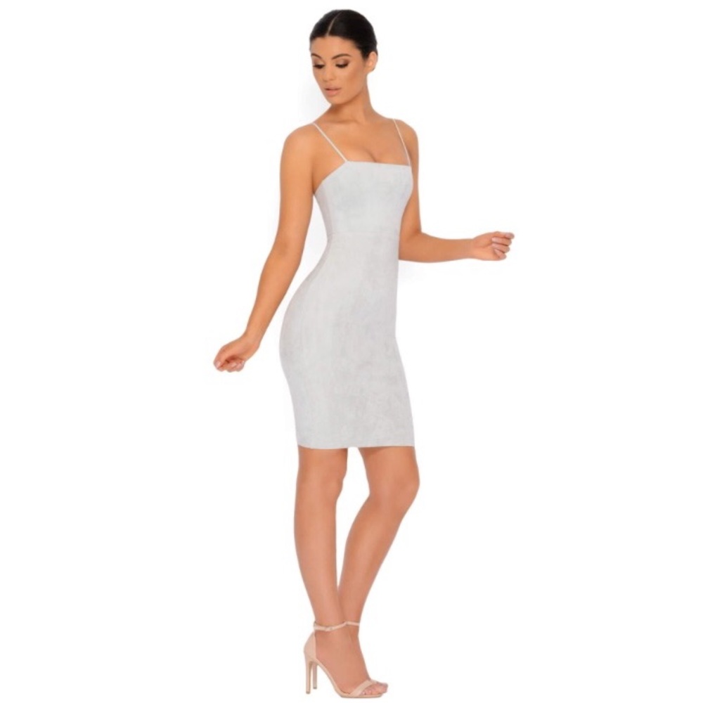 Suede Grey Dress