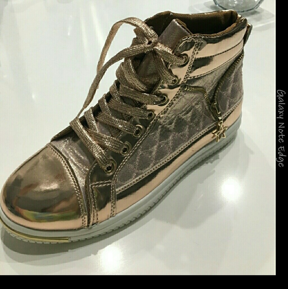 *French Kiss* Rose Gold Stunning High Top
