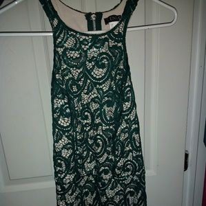 Lace Dark Green Dress