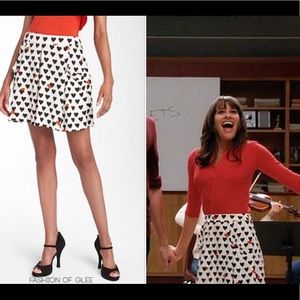 Leifsdottir "Queen of hearts" silk skirt