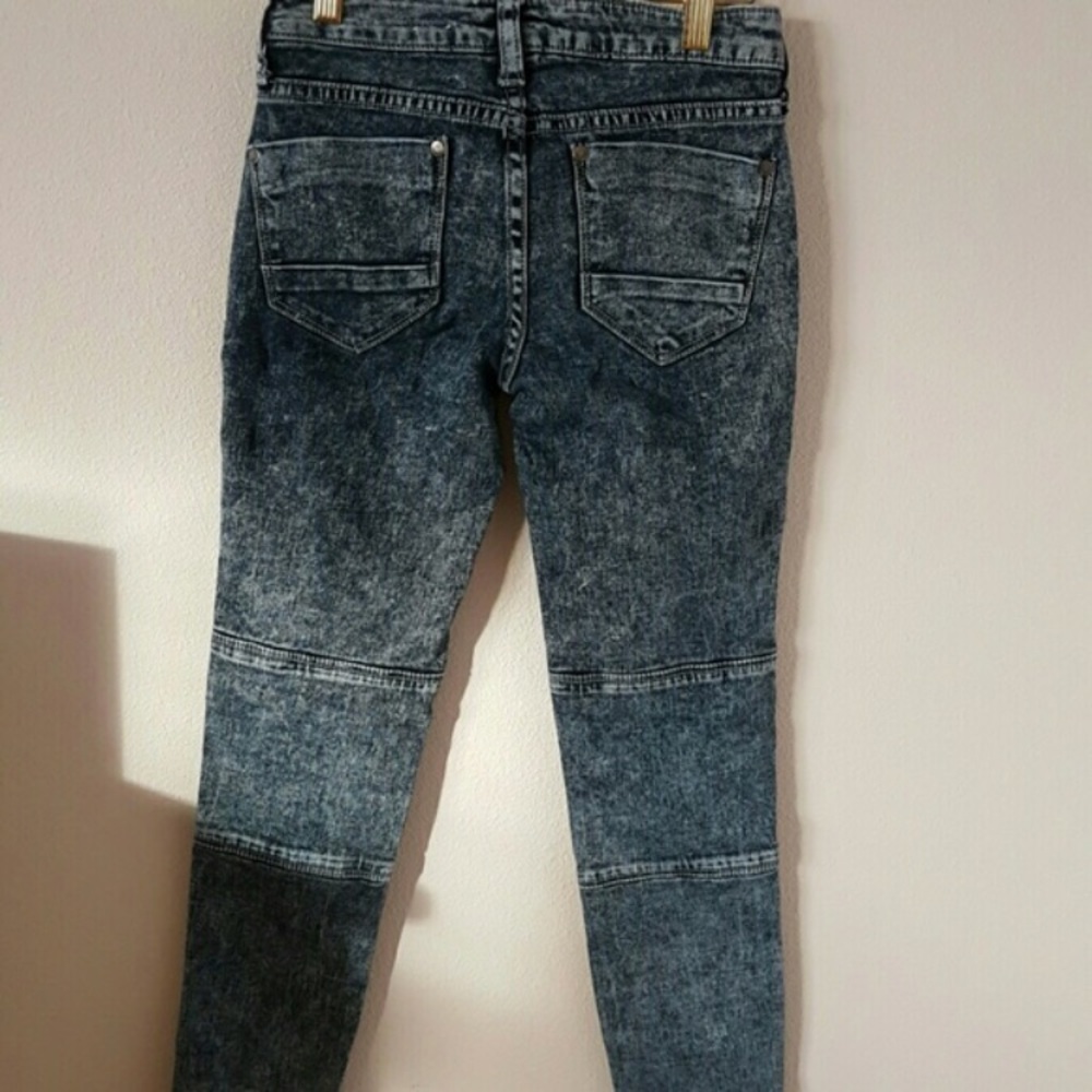 acid wash skinnies