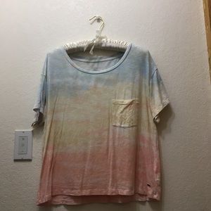 American eagle relaxed tie dye shirt