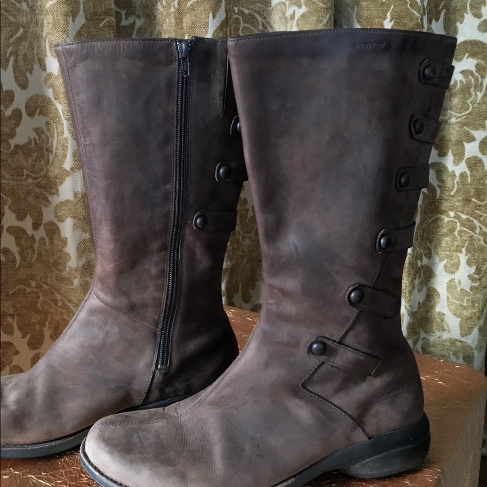 Merrell leather boots. Captiva Launch 2