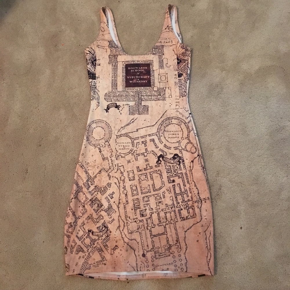 Marauders Map dress
