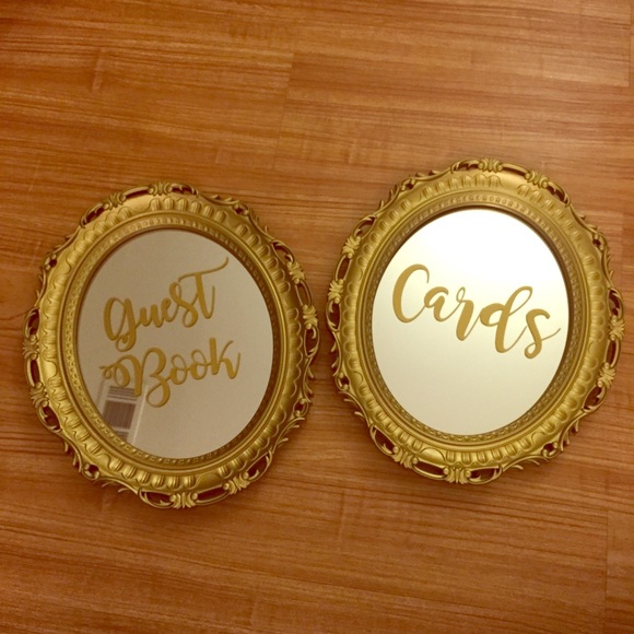 Other - Wedding Mirror Signs