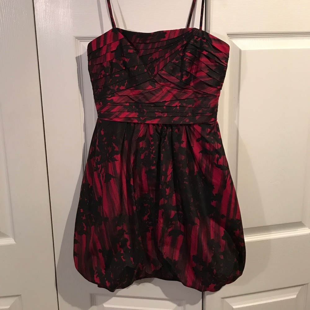 Red and Black BCBG dress, NWT