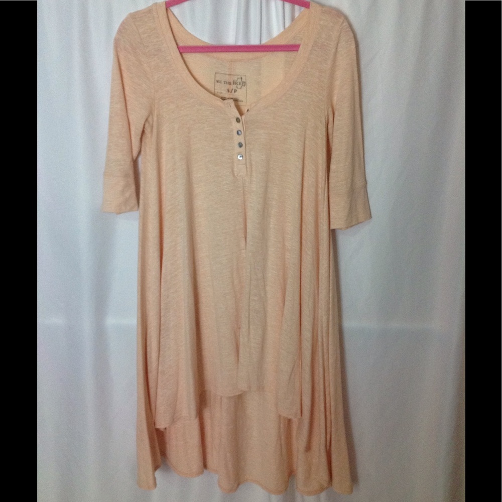 Free People long high low top