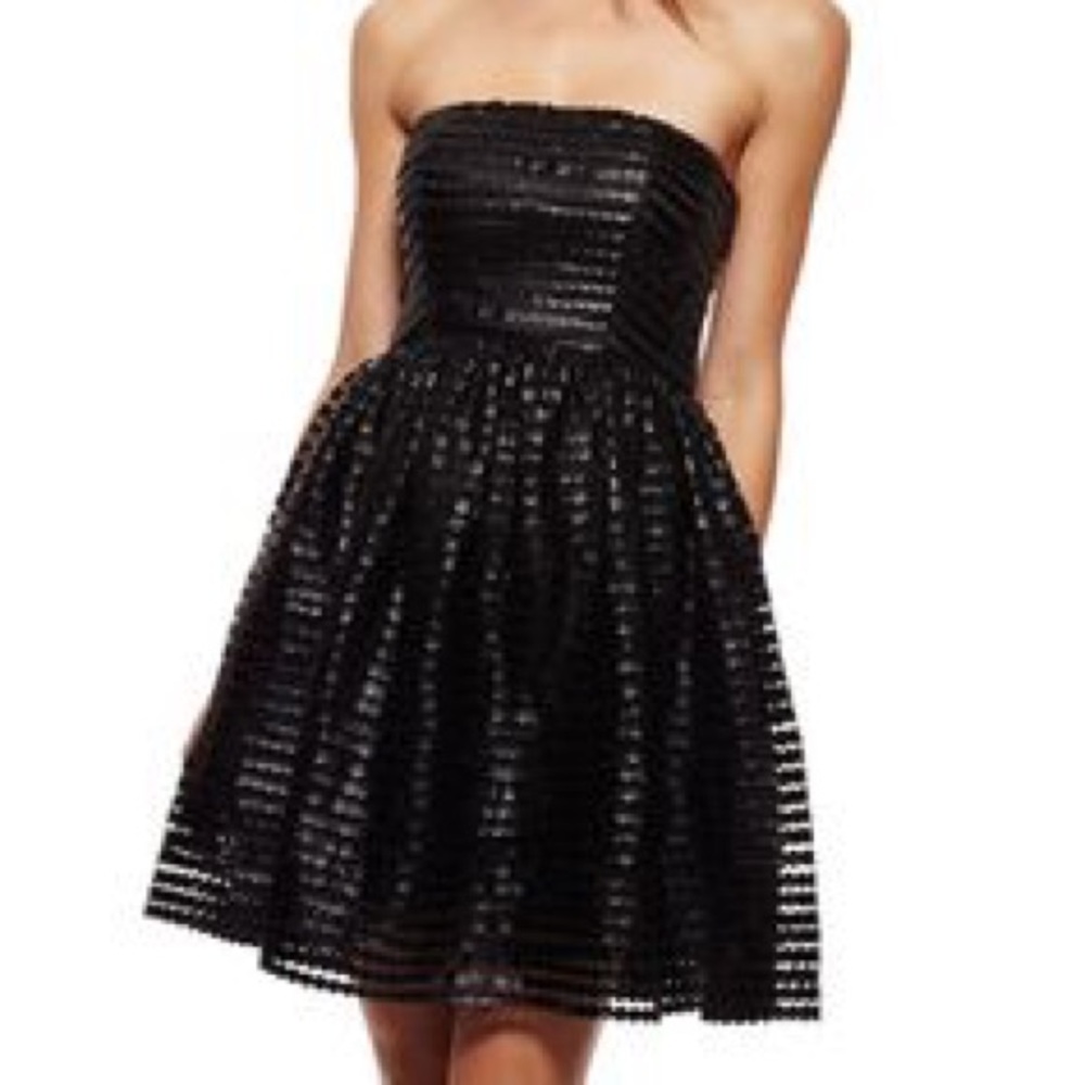 Black Skater Mini Cocktail Dress