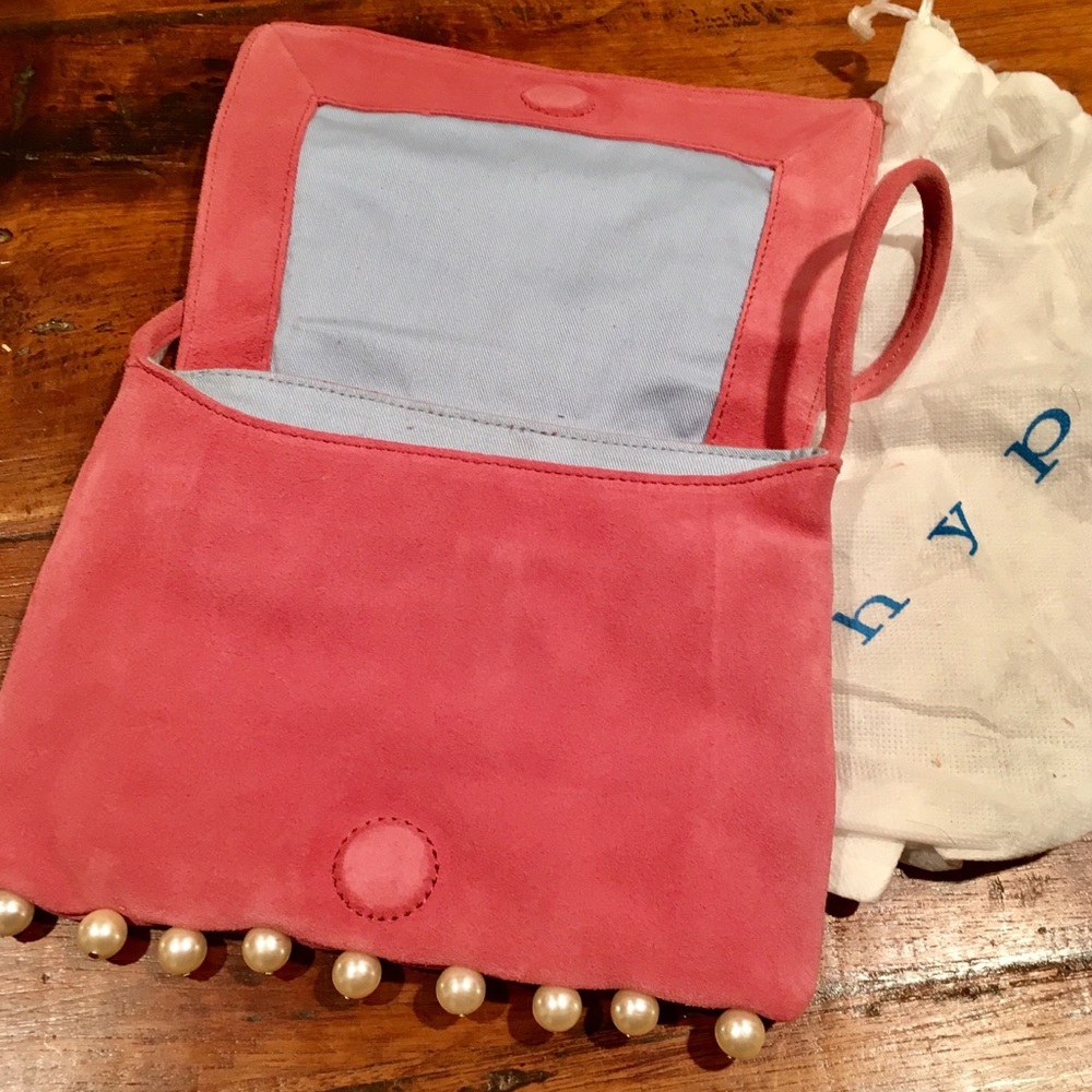 Hype Excellent condition Pink Suede Purse - Picture 3 of 3