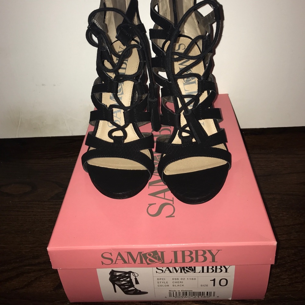 Lace up heels