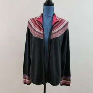 Liz Claiborne Soft Full Zip Sweater Cardigan